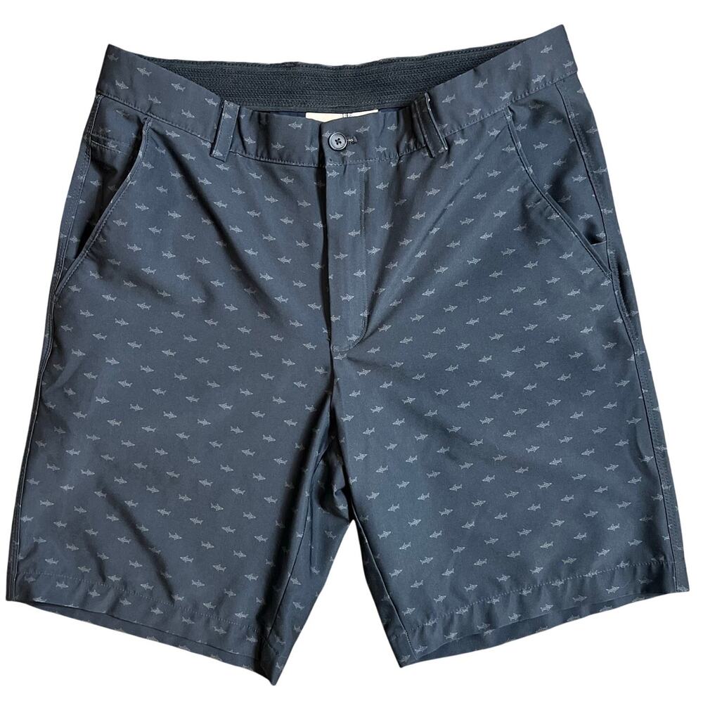 Greg Norman ML74 MicroLux Hybrid Shorts 32 Mens Performance Golf Casual Shark